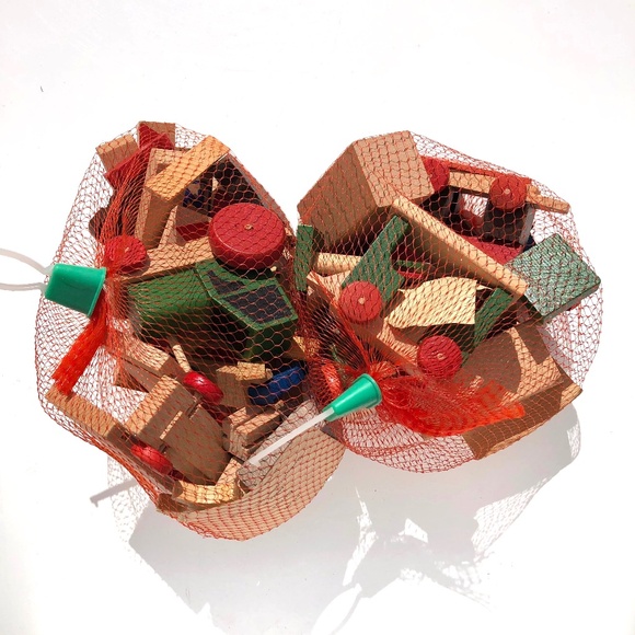 vintage Lot 2 sets East Germany Wooden Play Set Children Toy Circus Station - Picture 9 of 12